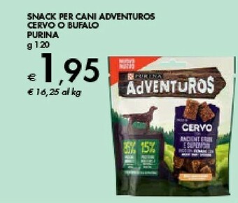 Bennet Purina Snack Per Cani Adventuros Cervo O Bufalo offerta