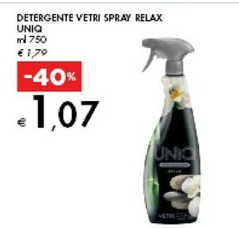 Bennet Uniq Detergente Vetri Spray Relax offerta