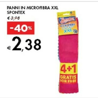 Bennet Spontex Panni In Microfibra Xxl offerta