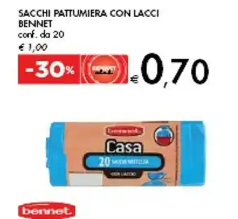 Bennet Bennet Sacchi Pattumiera Con Lacci offerta