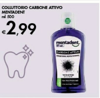 Mentadent Colluttorio Carbone Attivo