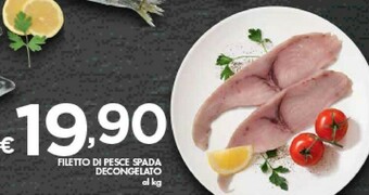 Bennet Filetto Di Pesce Spada Decongelato offerta