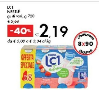 Bennet Nestlè LC1 Vital Fragola 720 G(ml) offerta