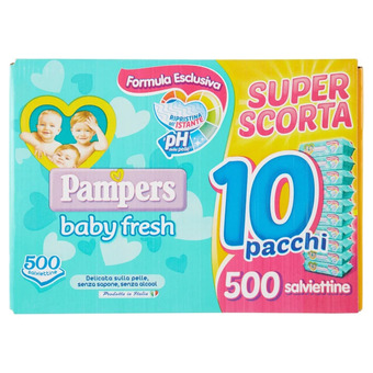 Salviettine baby-dry pampers