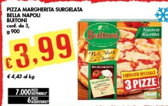 Bennet Buitoni Pizza Margherita Bella Napoli 900 G(ml) offerta