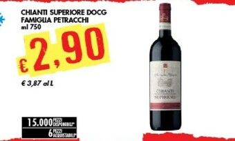 Bennet Famiglia Petracchi Chianti Superiore Docg offerta