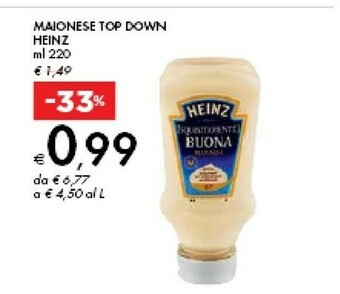 Bennet Heinz Maionese Top Down offerta