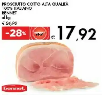 Bennet Bennet Prosciutto Cotto Alta Qualita 100% Italiano offerta
