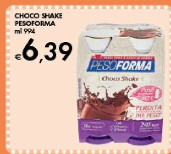 Bennet Pesoforma Choco Shake offerta