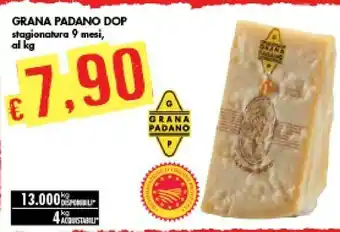 Bennet Grana Padano Dop Stagionatura 9 Mesi offerta
