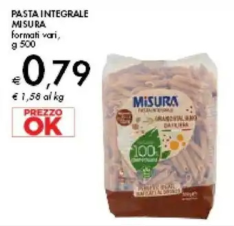 Bennet Misura Pasta Integrale Fibrextra 500 G(ml) offerta