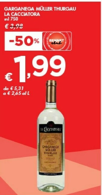 La cacciatora Garganega Muller Thurgau
