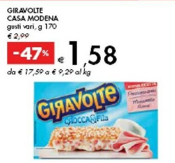 Bennet Casa Modena Giravolte 170 G(ml) offerta