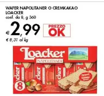 Bennet Loacker Napolitaner 360 G(ml) offerta