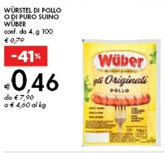 Bennet Wuber Gli Originali Di Pollo 100 G(ml) offerta