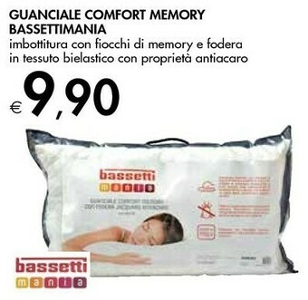 Bennet Bassetti Guanciale Comfort Memory offerta