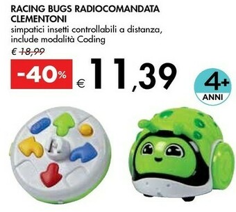 Bennet Clementoni Racing Bugs Radiocomandata offerta