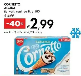 Bennet Algida Cornetto Classico offerta
