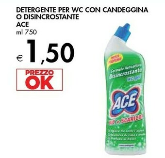 Bennet Ace Detergente Per Wc Con Candeggina offerta