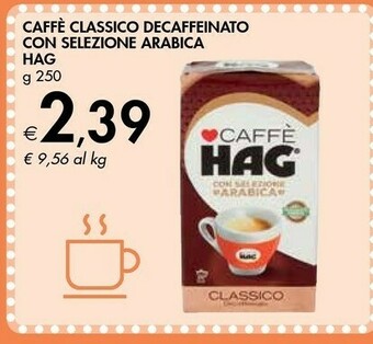 Bennet Hag Caffè Classico Decaffeinato Con Selezione Arabica offerta
