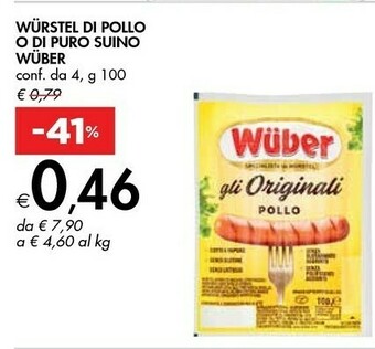 Bennet Wuber Gli Originali Di Pollo 100 G(ml) offerta