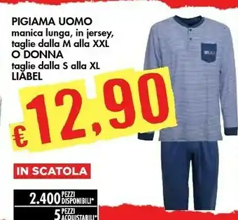 Liabel Pigiama Uomo