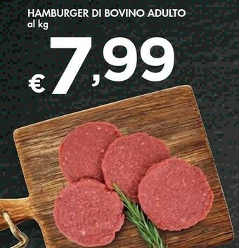 Bennet Hamburger Di Bovino Adulto offerta