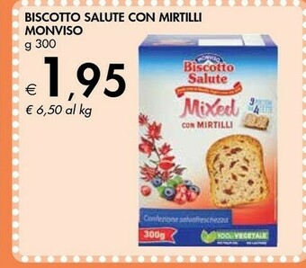 Bennet Monviso Biscotto Salute Con Mirtilli 300 G(ml) offerta