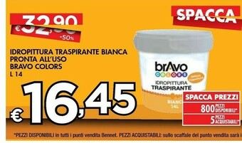 Bravo Idropittura Traspirante Bianca