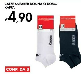 Bennet Kappa Calze Sneaker Donna O Uomo offerta