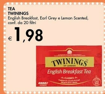 Bennet Twinings English Breakfast Tea Classic 50 G(ml) offerta