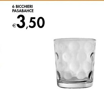 Bennet Pasabahce 6 Bicchieri offerta