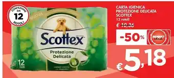 Bennet Scottex Carta Igienica Protezione Delicata offerta
