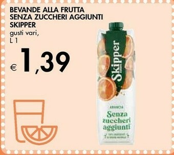 Bennet Zuegg Skipper Pesca Senza Zuccheri Aggiunti 1000 G(ml) offerta