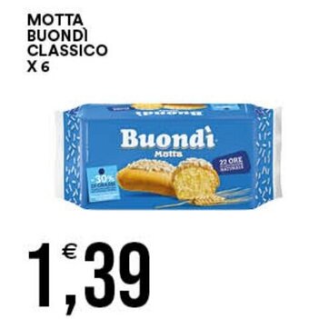 Premium Cash&Carry MOTTA BUONDÌ CLASSICO X 6 offerta
