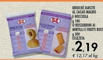 Bennet Essezeta Rossobrini Ai Mirtilli E Frutti Rossi 300 G(ml) offerta