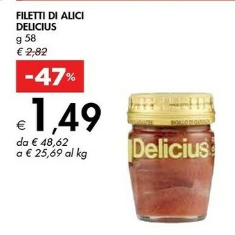 Bennet Delicius Filetti Di Alici offerta