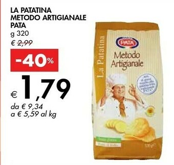 Bennet Snack pata La Patatina Metodo Artigianale offerta