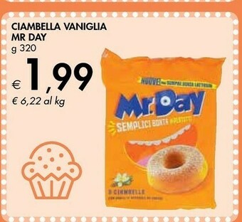 Bennet Mr. day Ciambella Vaniglia offerta