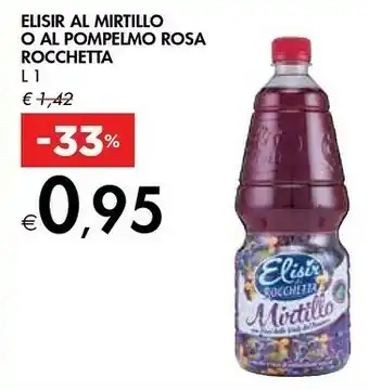 Bennet Rocchetta Elisir Al Mirtillo O Al Pompelmo Rosa offerta