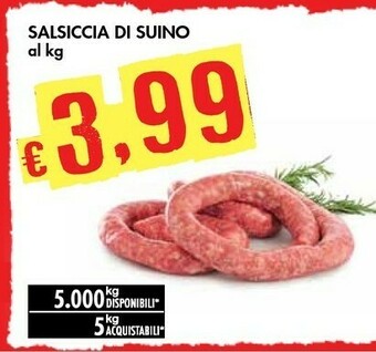Bennet Salsiccia Di Suino offerta