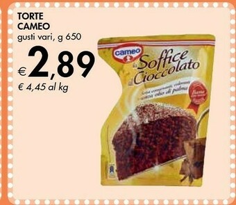 Bennet Cameo La Soffice Al Cioccolato 650 G(ml) offerta