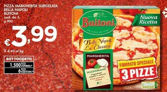 Bennet Buitoni Pizza Margherita Bella Napoli 900 G(ml) offerta