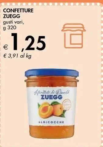 Bennet Zuegg Confettura Di Albicocche 320 G(ml) offerta