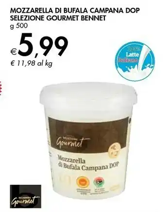 Bennet Mozzarella Di Bufala Campana Dop offerta