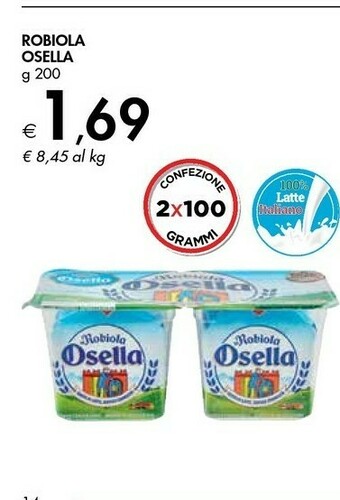 Bennet Osella Robiola offerta