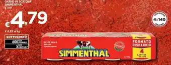 Bennet Bolton Alimentari Spa - Simmenthal 560 G(ml) offerta