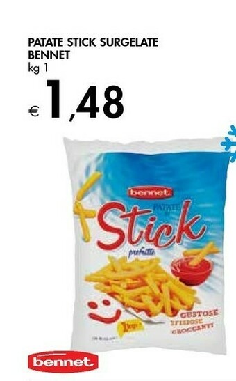 Bennet Patate Stick Surgelate offerta