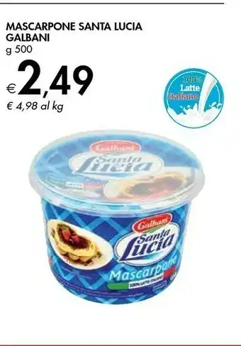 Bennet Galbani Mascarpone Santa Lucia 500 G(ml) offerta