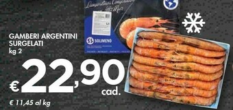 Bennet Gamberi Argentini offerta